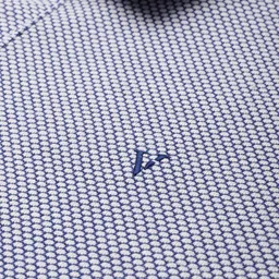 Van Heusen Self Design Textured Slim Fit Polo Collar T-shirt image 3