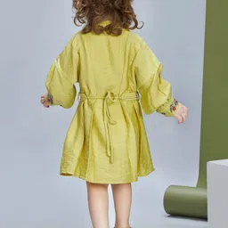 Peppermint Bell Sleeve Drop-Waist Dress image 2