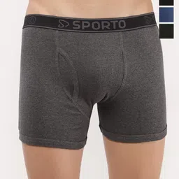Sporto by Macho Men Pack Of 4 ShortTrunk Sprto_M1030-A1-B1-Dnm1-Olv1-S-picture-45