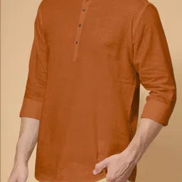 Fifth U Men Brown Kurta-picture-26