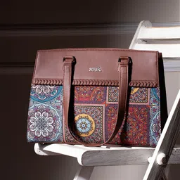 ZOUK Animal Printed Structured Shoulder Bag image 4