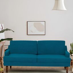 Chumbak Blue Nawab Couch 3 Seater Inflatable Sofa & Bed-picture-47