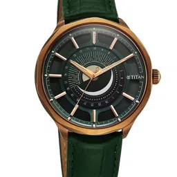 Titan Stellar Men Dial & Leather Straps Analogue Watch 10028QL01-picture-16