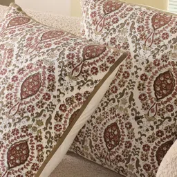 peepul tree Peepul Unisex Tree Rust Ethnic Motifs Square Cushion Covers image 2