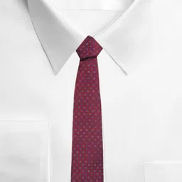 Cazzano Men Woven Design Broad Tie image 4