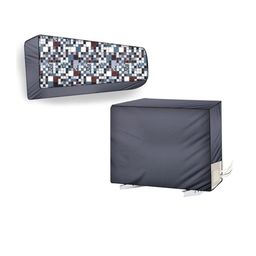 The Furnishing Tree Split AC Cover Set of Indoor and Outdoor Unit Used for 2 Ton Bluestar YLU Abstr-picture-25