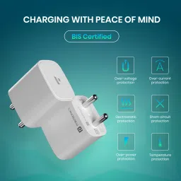 Portronics Adapto 25 Plus single port 25w usb charger image 5