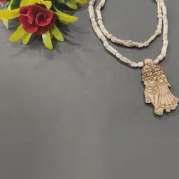 Divine souvenirs Unisex Minimal Tulsi Kanthi Mala-picture-34