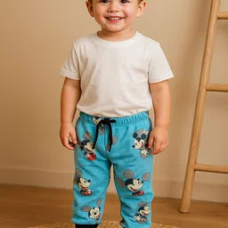 CORTICA Boys Pack Of 2 Graphic Printed Mid-Rise Therma-Fit Woollen Joggers image 5