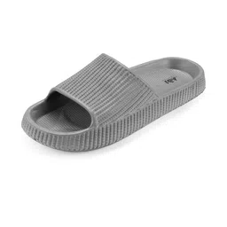 ABJ Fashion Men Textured Slip-On Flip Flops image 5