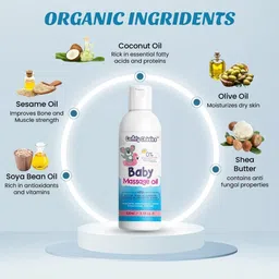 comfy cheeks Soothing Nourishing Baby Massage Oil for Soft Skin & Strong Bones image 2