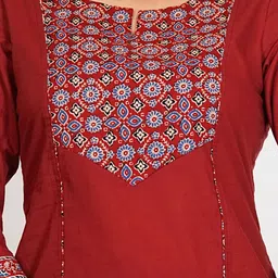 KALINI Women Printed Regular Pure Cotton Kurta with Trousers & With Dupatta image 4