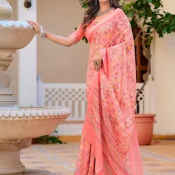 Kalista Zari Pure Cotton Saree image 2