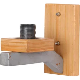 1ST TIME White & White Printed Wood Contemporary Abstract Shaped Shaped Wall Lamp image 3