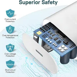 Zybux 25 W PD 3 A Wall Charger for Mobile image 3