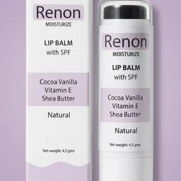 renon SPF Lip Balm|Shea Butter|Jojoba Oil|Vitamin E|Lip Balm for Women|Lip balm combo| Cocoa Butter, Cocoa Vanilla image 3
