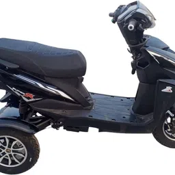 green Invicta Super Three Wheel Black 60kms Range 10 inches Single Speed Lead-acid (SLA) Electric Cycle-picture-10