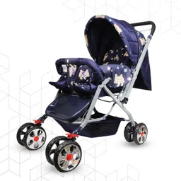 Baby Stroller Pram Silver chrome wheels for babies 0-3 Year Old Kids Twin Strollers & Prams-image-54
