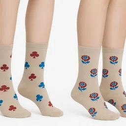 shboutique Women Solid Mid-Calf/Crew-picture-18