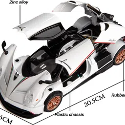 deuson ecom 1:24 Scale Die cast Metal Car Diecast Model Hayura Lights Sound Car For Kid image 2