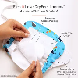superbottoms Dry Feel Langots Super Soft, Cotton Langot for Baby with Super DryFeel Layer image 3
