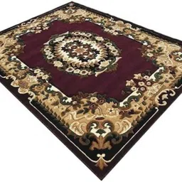 samjeeda handloom carpets Multicolor Silk Carpet image 2