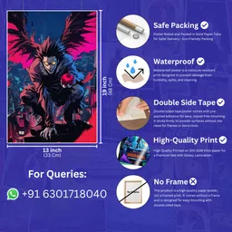 art recall Death Note Wall Poster Anime Poster For Wall Photographic Paper image 5