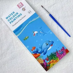 trk hub Color Magic Book for Kids Activity Books for Children 20 Page with Brush-picture-13