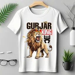 streetwear fashion Men Printed Round Neck Polyester White T-Shirt-picture-10