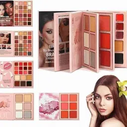 divyaan Beauty 5in1 Makeup Book Palette Kit| Eyeshadow Palette, Blusher Contour All in 1 image 1
