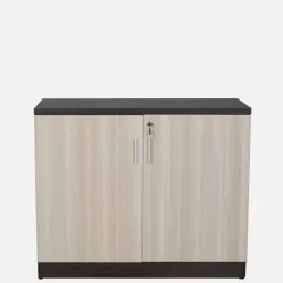 mintwud from pepperfry Alston Office Cabinet in Balliness Pine & Cloud Ash Finish image 4