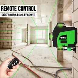 omada 16 lines Self Laser leveling Machine Down Plumb Dot Alignment 30m Self-leveling Laser Tool -360°Rotating Base Non-magnetic Line Level image 4