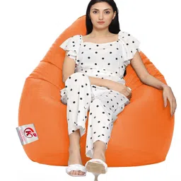 avvanto XXL Tear Drop Bean Bag Cover(Without Beans)-picture-12