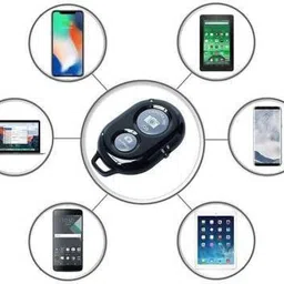 ST TRENDZ Bluetooth Shutter Remote Compatible Selfie Stick & Tripod All Mobile Camera Remote Control (Black)Camera Remote Control image 5