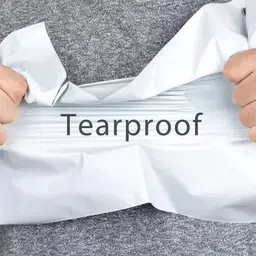 feelblue Tamper Proof Courier Bags Plain Pouches with POD, 10*12 inches, Pack of 25 pcs Security Bag image 4