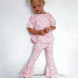 INCLUD Girls Printed Top with Trousers-picture-40