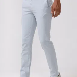 Basics Men Relaxed Straight Leg Tapered Fit Trousers image 4