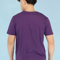 BRAWNY BATTLER Typography Printed Round Neck Regular Fit Pure Cotton T-shirt image 3