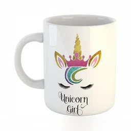 Mr UVD White & Pink Graphic Printed Ceramic Matte Mug 325 ml image 2