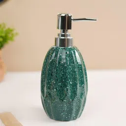 MARKET99 Green Textured Speckled Ceramic Soap Dispenser-picture-38
