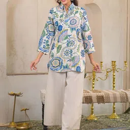 AUTUMN LANE Printed Pure Cotton Shirt With Trousers Co-Ords-picture-32