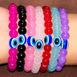 Bilqis Set Of 7 Elasticated Bracelet image 2