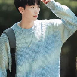 StyleCast x Revolte Men Colourblocked Longline Pullover image 3