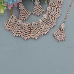 Women Click Stone Studded Jewellery Set-picture-37