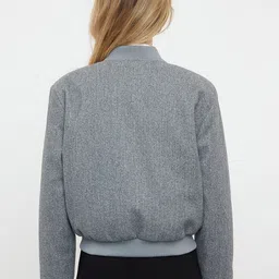 Trendyol Cropped Bomber Jacket image 5