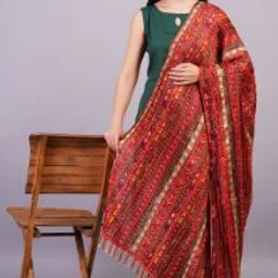 JC4U Keyhole Neck Kurta With Salwar & Dupatta-picture-15