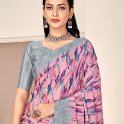 Panzora Poly Crepe Designer Saree image 5