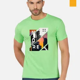 GLOBAL NOMAD Men 2 Printed Bio Finish Applique T-shirt-picture-14