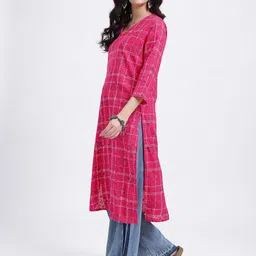 Anouk Rustic Printed Straight Kurta image 5