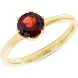 GenZcomplex Brass Garnet Finger Ring-picture-10